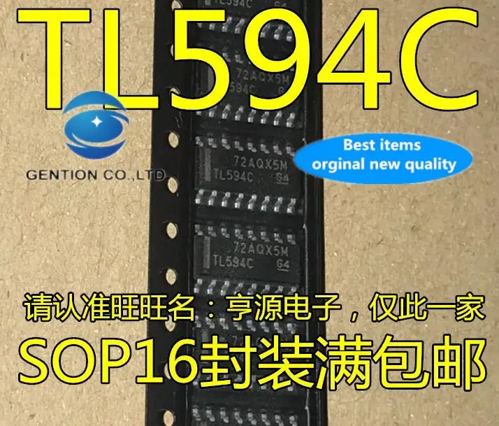 

10 шт. 100% оригинальные новые фотообои TL594C TL594CDR SOP16 logic