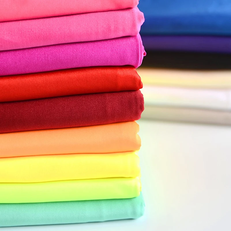 Дешево Ткань для плавания, полиэстер, яркий спандекс, высокоэластичная ткань, костюм для латиноамериканских танцев на метрах