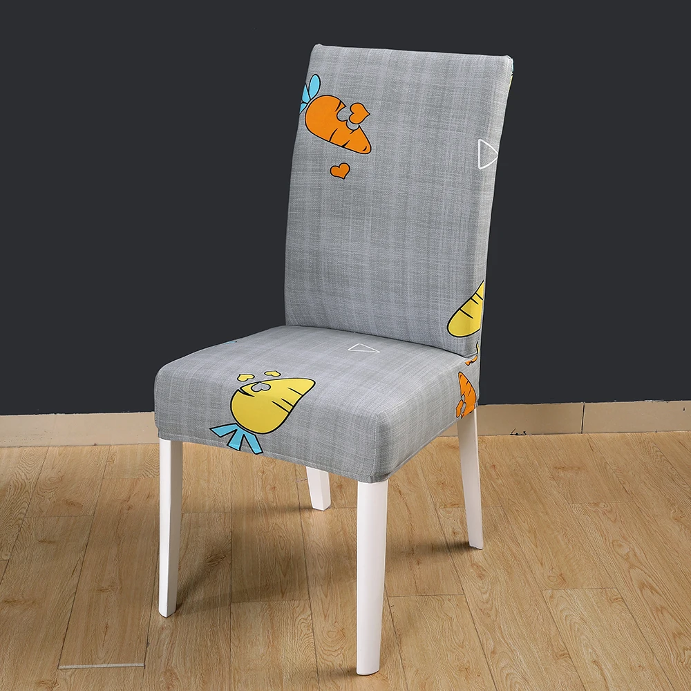 Цветочный принт крышки стула спандекс обеденный чехол для кресла банкета