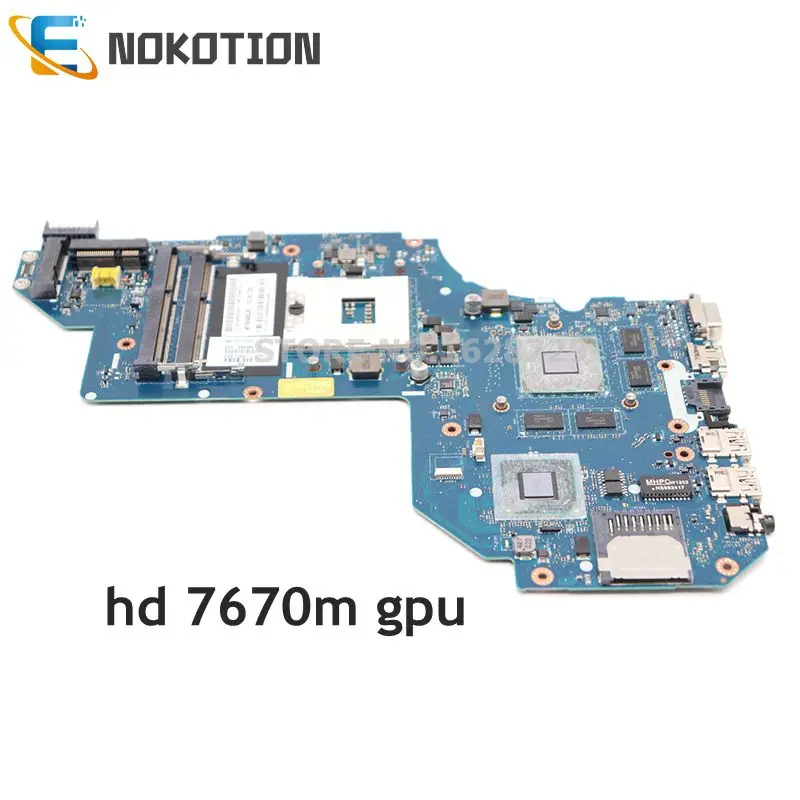 

NOKOTION 686930-001 690293-001 698397-601 For HP pavilion M6 M6-1000 laptop motherboard HM77 DDR3 QCL50 LA-8711P 7670M GPU