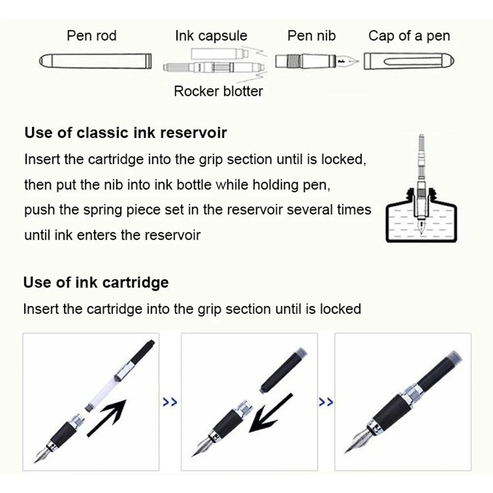 

Classic Wooden fountain pen 0.38 mm extra fine nib calligraphy pens 51A Stationery Office school supplies