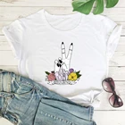 Футболка с принтом Ведьмы, с коротким рукавом