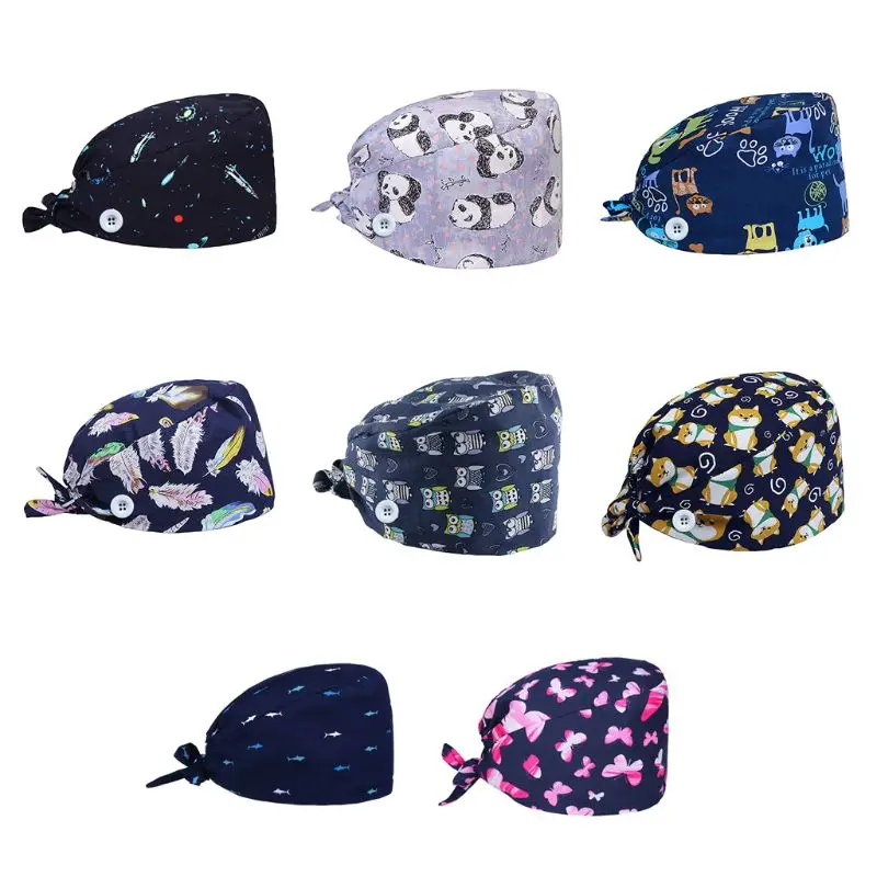 Унисекс береты шляпа с кнопкой маска держатель печать капот шапка платок для