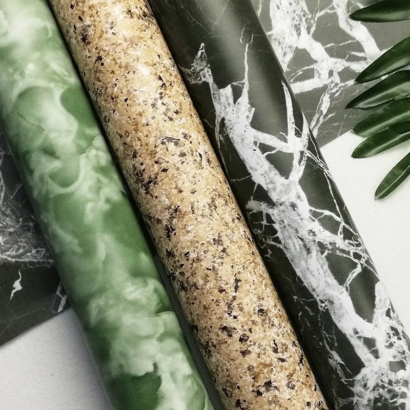 

Kitchen Marble Wallpaper Cabinet Furniture Deco for Bedroom Living Room Sheet Paper Adhesive 3D Home Decoration Modern Sticker