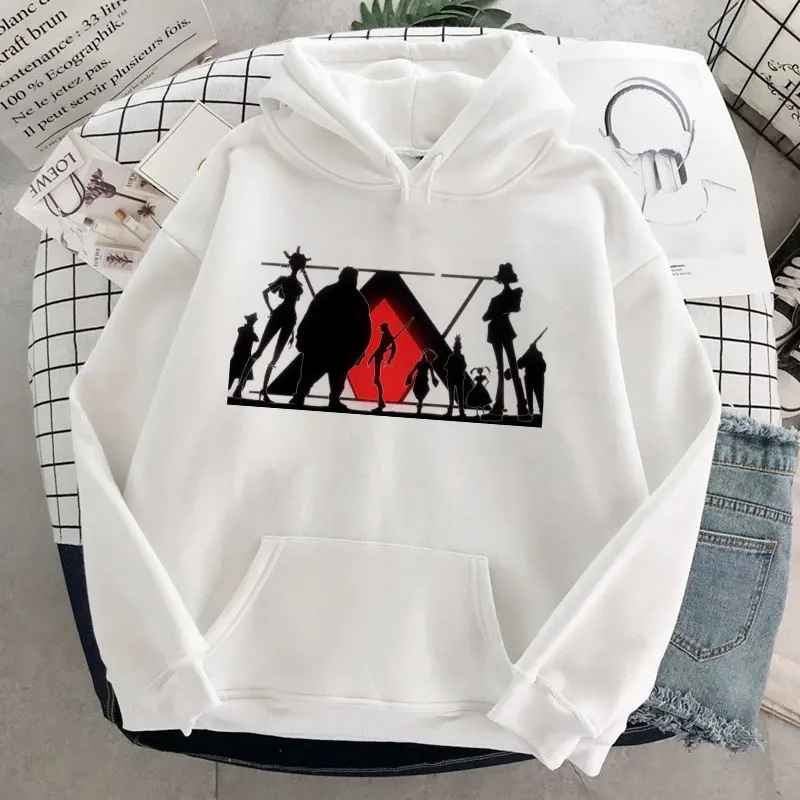 

Fashion Harajuku Sweatshirt tops Hunter X Hunter Killua Anime Graphic Oversized Hoodie women Hooded Pullovers Winter Clothing