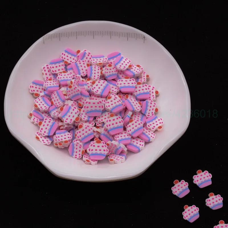 65 г пирожные форма мороженого полимерные глиняные ломтики посыпать для