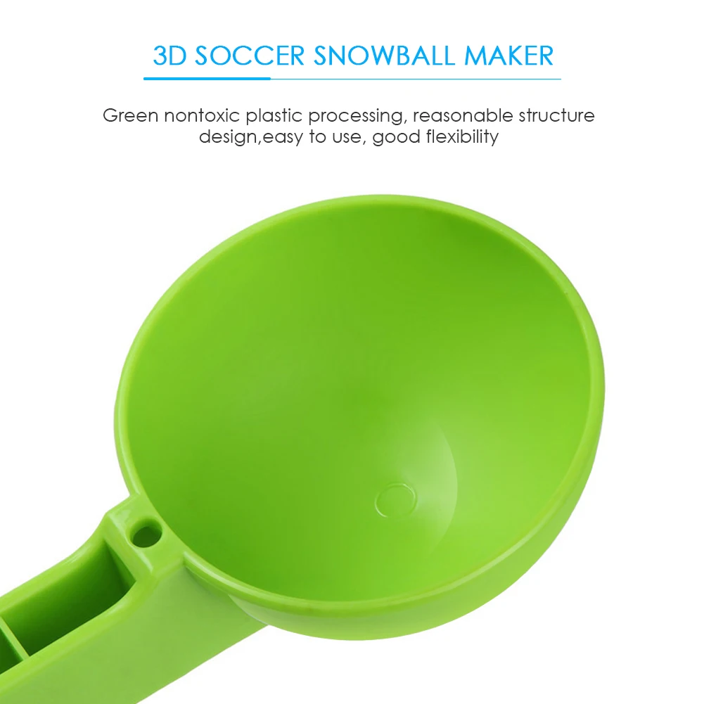 

Lovely Snowball Maker Clip Kids Creative Outdoor Fun Sports Color Random Plastic Winter Snow Balls Mold for Children