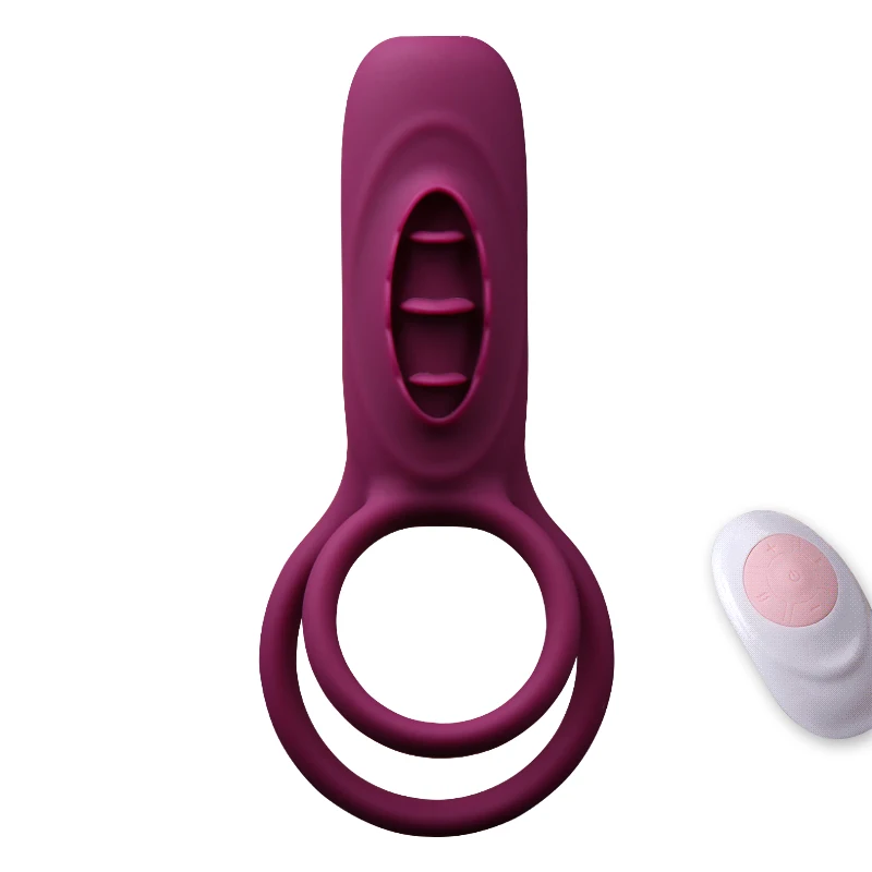 GUIMI кольцо вибратор на пенис секс игрушки для пар Фетиш клиторальный стимулятор