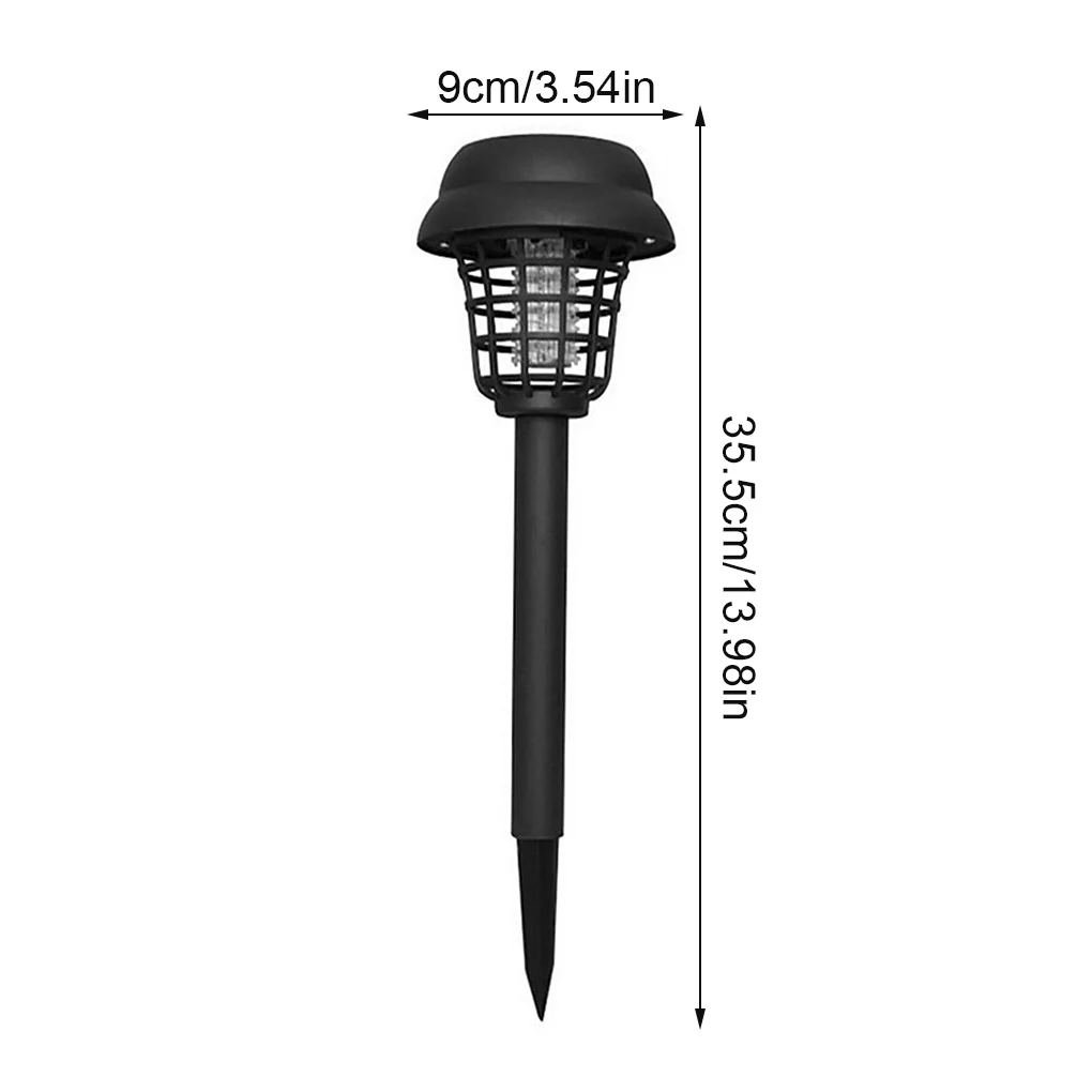 

2PCS Solar Powered LED Light Mosquito Pest Bug Zapper Insect Garden Lamp Waterproof Outdoor Yard Garden Lawn Light