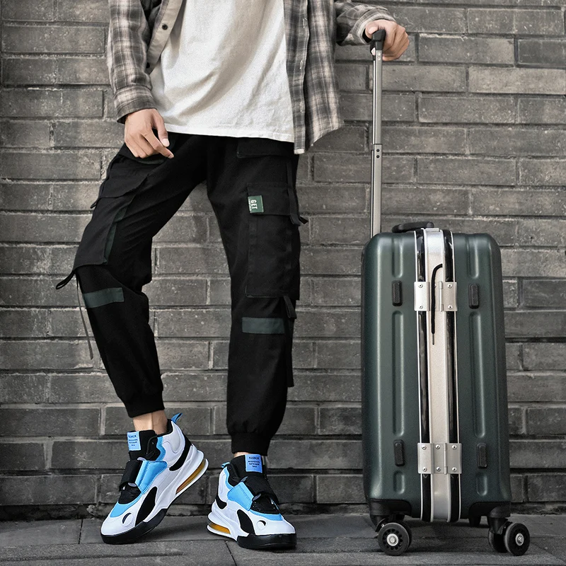 

New men's high-top air cushion basketball shoes non-slip wear-resistant shock absorption breathable basketball cultural shoes