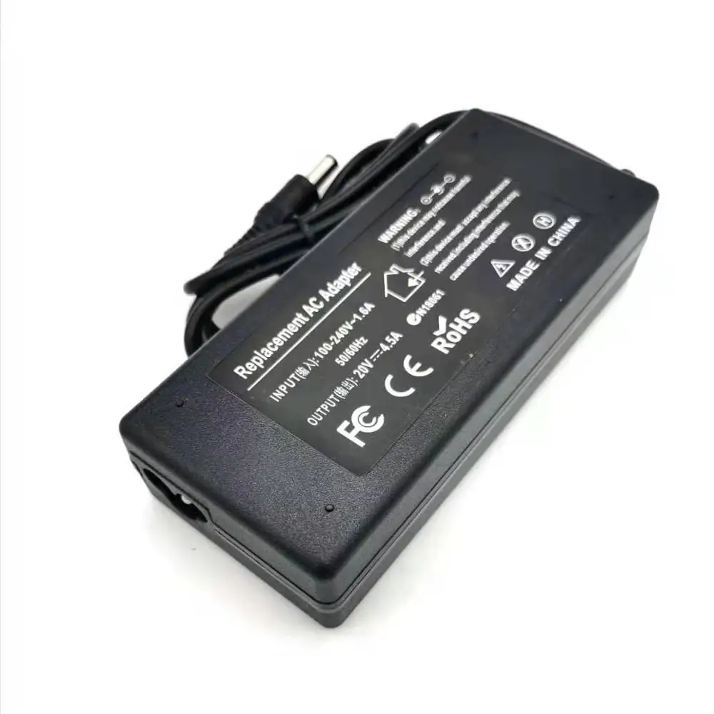 HSW 20V 4.5A 5 5*2 зарядное устройство для ноутбука Lenovo Ideapad Z485 Z510 Z560 Z565 Z570 Z575 Z580 Z585 U110
