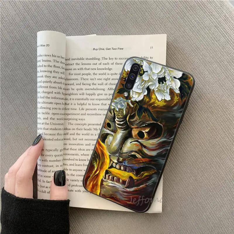 

Japanese Oni Hannya Demon Mask Phone Cases For Samsung galaxy S 7 8 9 10 20 edge A 6 10 20 30 50 51 70 note 10 plus