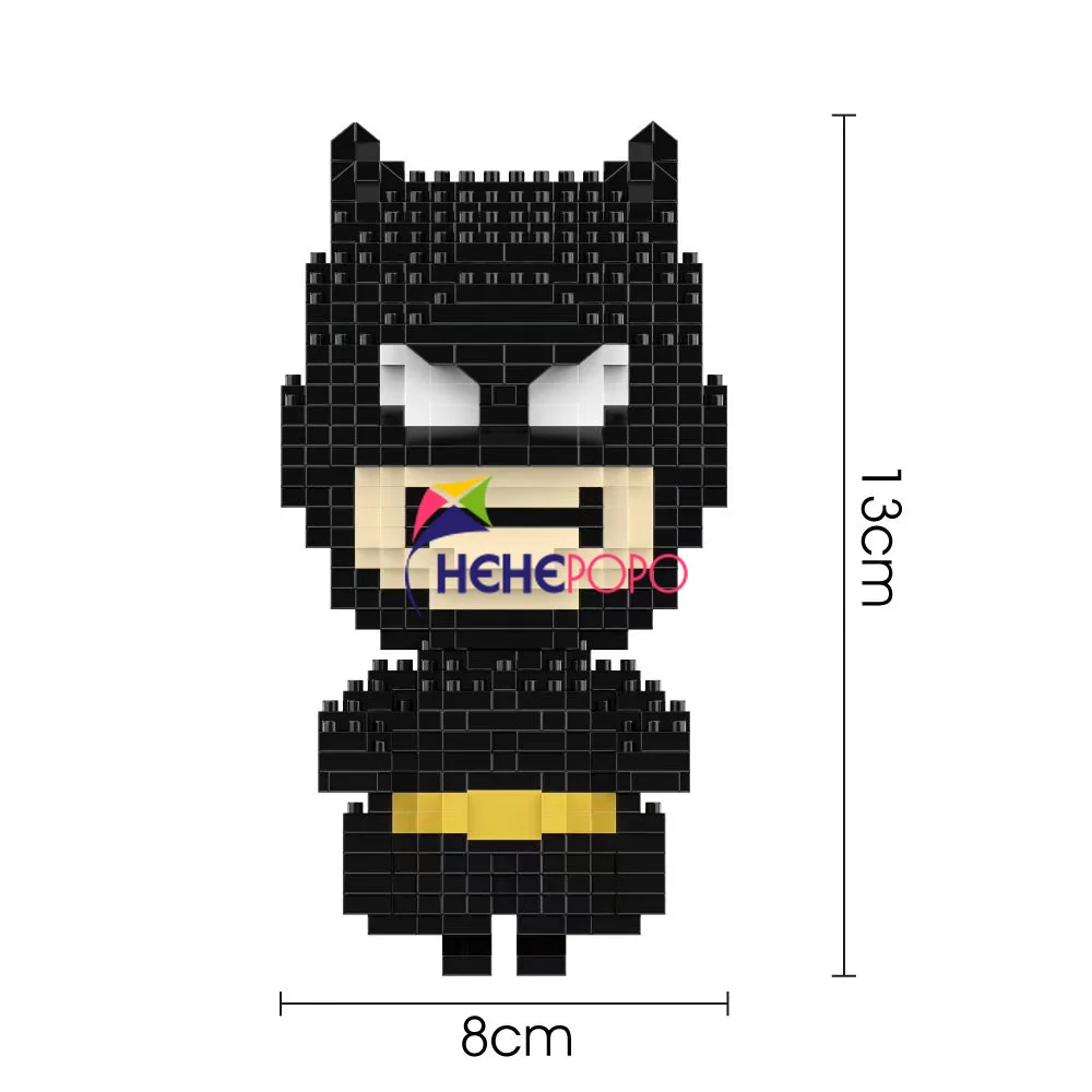 

12cm Mini Building Blocks Spider-Man Block Model DIY Diamond Mini Building Small Blocks Bricks Kids Toys Super Hero 1064pcs 6036