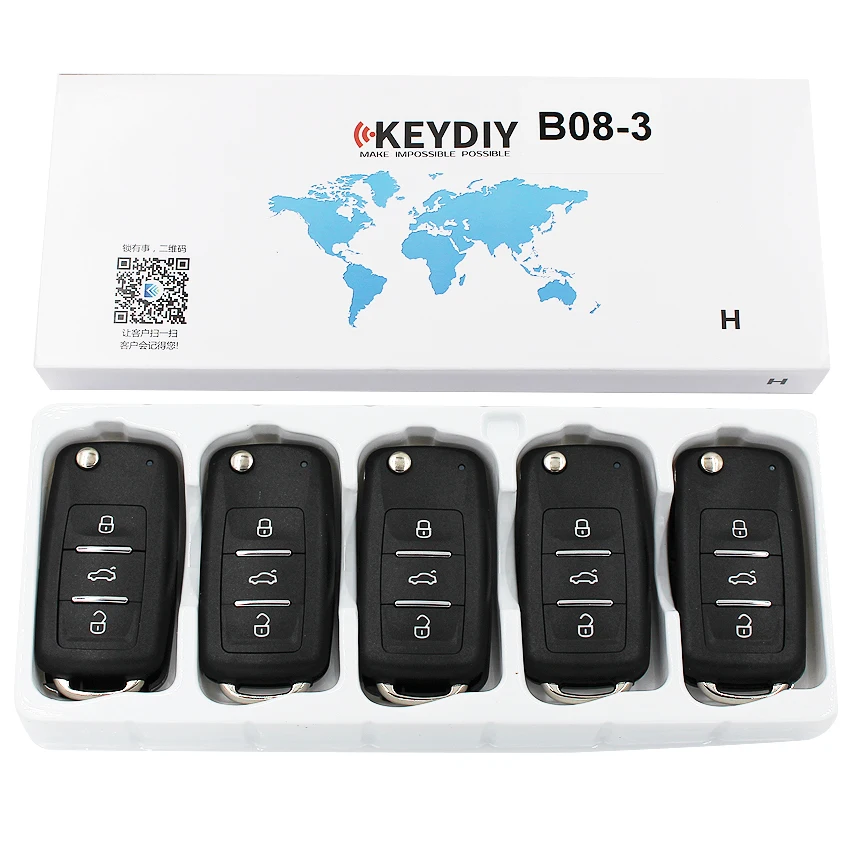 KEYDIY KD B08-3/4 кнопки для KD900/KD MINI/KD-X2 Key программатор серии B пульт дистанционного
