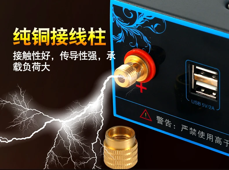 Высокая сливная 12V 150AH литий-ионная li-pol USB батарея для инвертора/лодочного мотора/солнечной панели/наружного аварийного банка питания