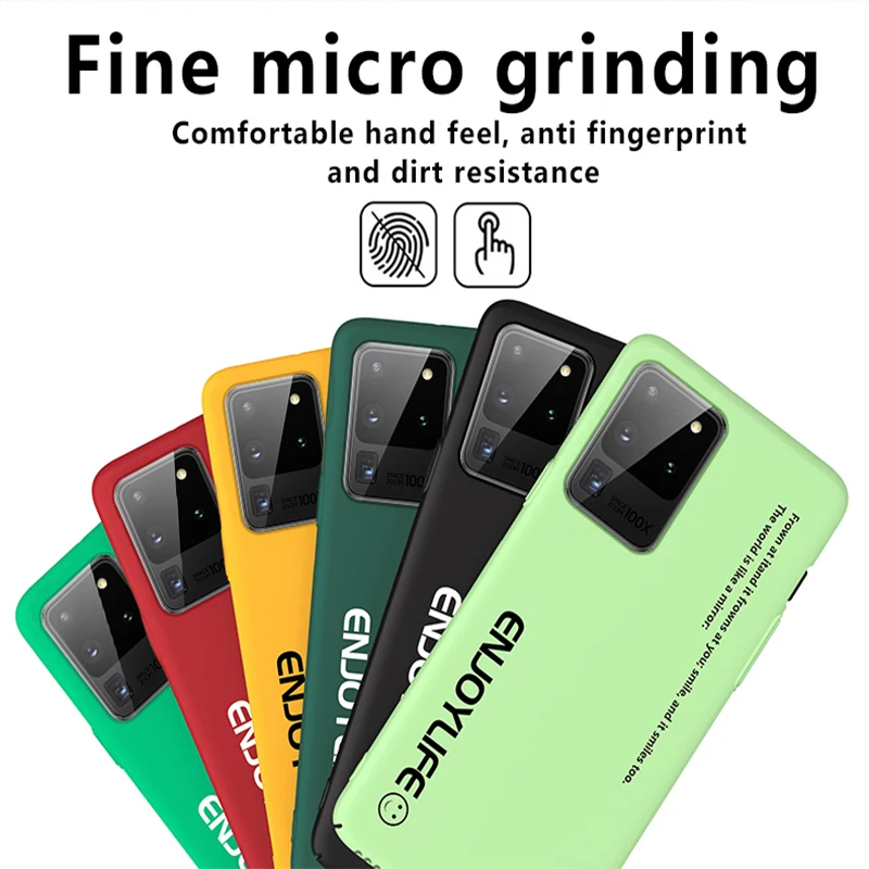 

Ultra-thin Matte PC Phone Case For Samsung Galaxy S21 S20 S10 E S9 Note 20 10 9 Plus Shockproof Cover