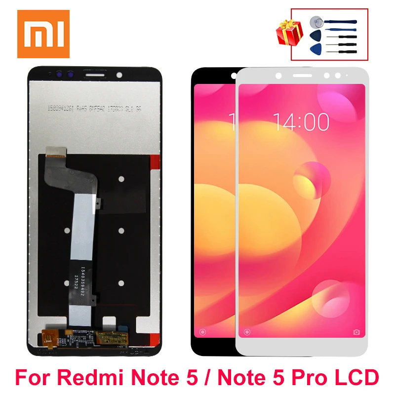 Оригинальный ЖК дисплей для Xiaomi Redmi Note 5 Pro сенсорный экран дигитайзер запасные