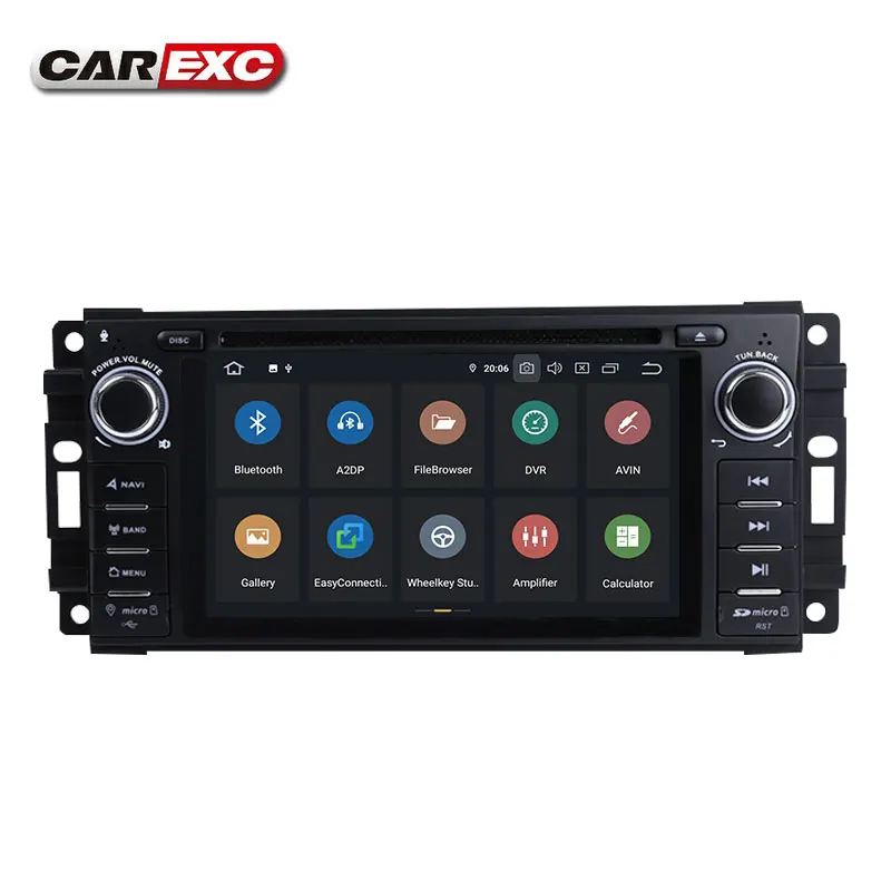 Android 9 0 Восьмиядерный автомобильный DVD плеер стерео система для JEEP Wrangler Компас