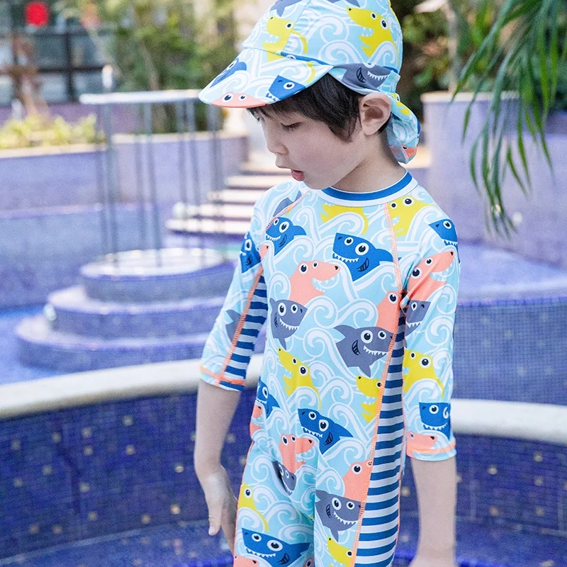 

Kid's Swimwear Baby Girl's and Boy's Children's Sun Protection Quick-drying Swimsuit Sun Protection Surfing Suit Spandex Boys