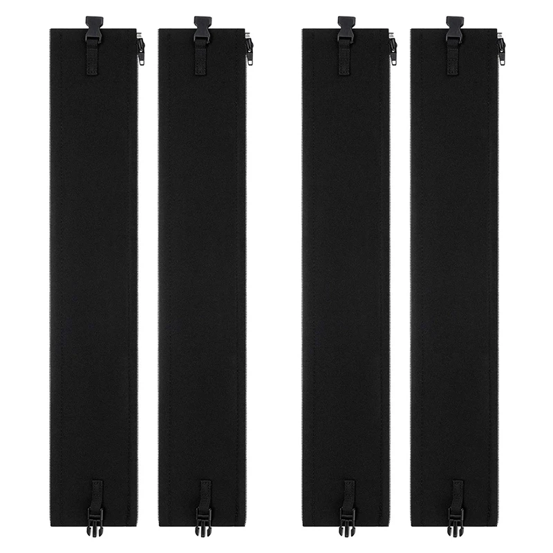 

4Pcs Cable Management Sleeves Cord Wire Protector Adjustable Cable Wire System with Zippers Home Office Cord Organize