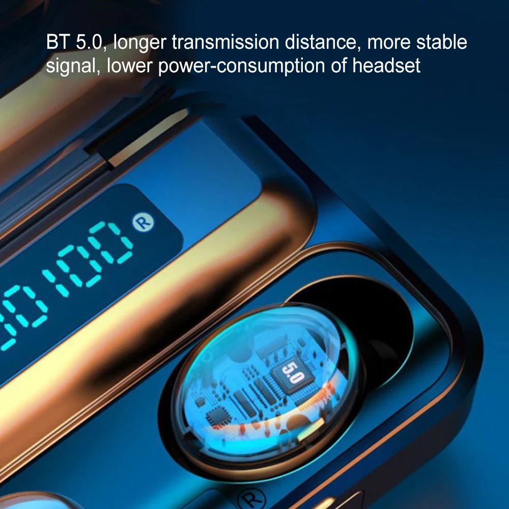 F9 Bluetooth наушники беспроводные стерео спортивные интеллектуальные с