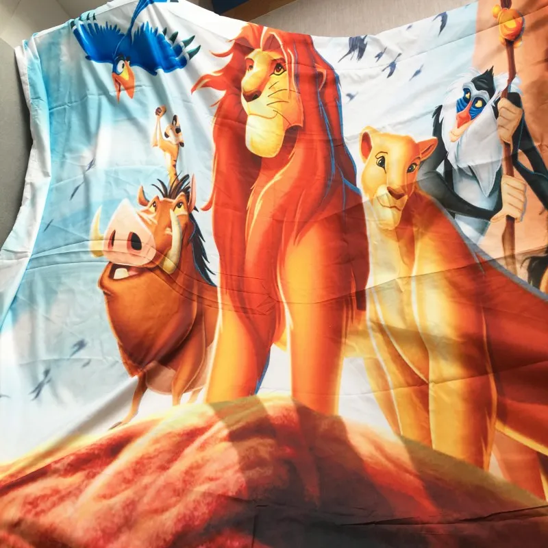 Постельное белье Симба Король Лев с изображением животных комплект постельных