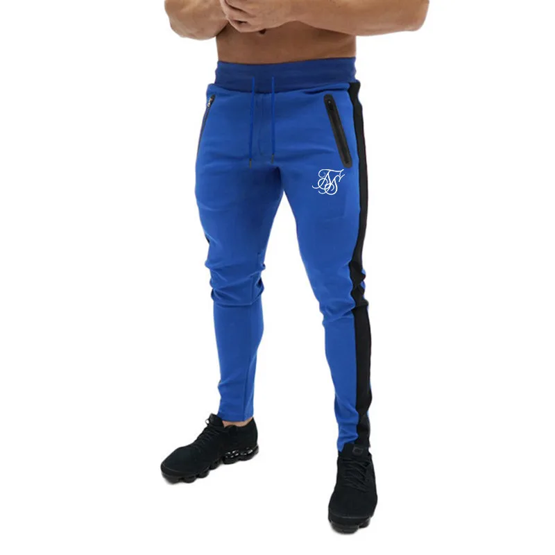 

Men Jogger Sweatpants Sik Silk Fitness Elastic Trousers Sports Skinny Tracksuit Sik silk Pant Men Casual Silk Silk Track Pants