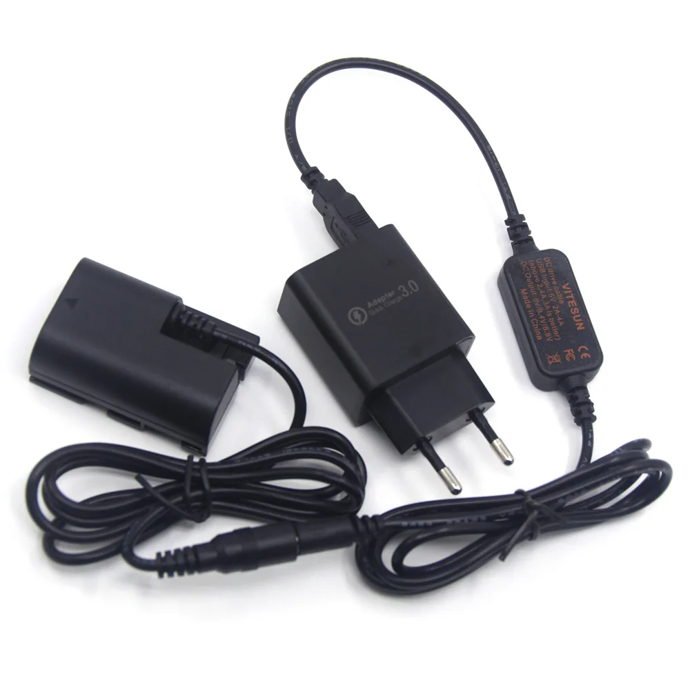 Внешний аккумулятор LC E6E USB кабель + DR E6 полный декодированный LP поддельный