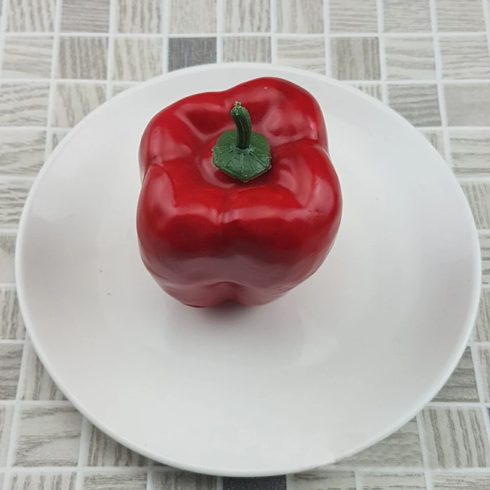 

3pcs Artificial Chili Peppers Fake Vegetables Props Kitchen Photography Decor