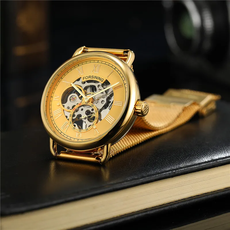 FORSINING мужские наручные часы военные спортивные лучший бренд класса люкс из