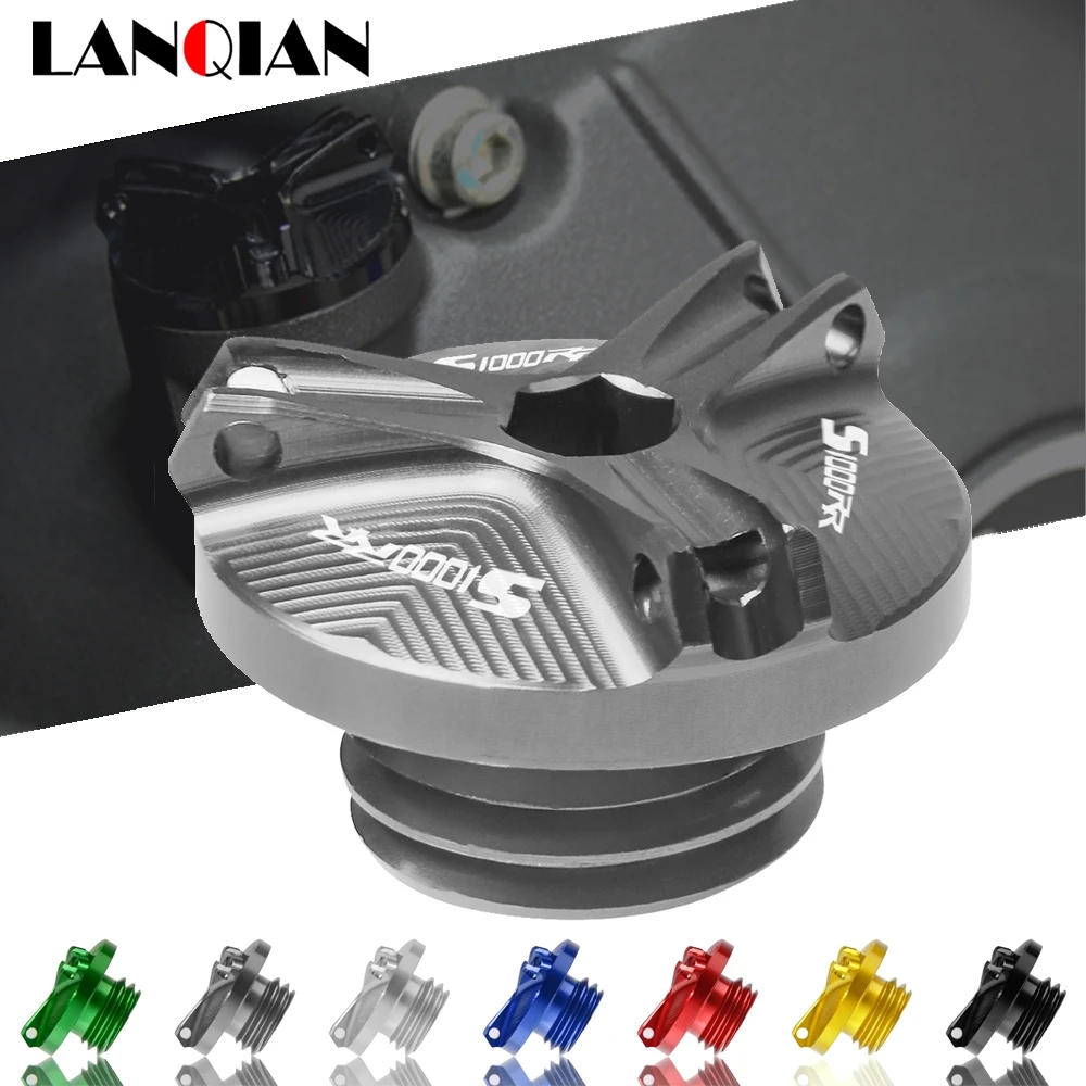 

For BMW S1000 RR Motorcycle Aluminum Engine Oil Filter Cup Plug Cover Screw S 1000 RR 2009-2020 2015 2016 2017 2018 2019 Parts