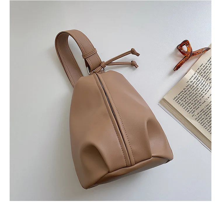 

Casual Handbag Women Tote Shoulder Bag PU Leather Ladies Bucket Handbag Messenger Bag Soft Shopping Crossbody Bag Female Bag