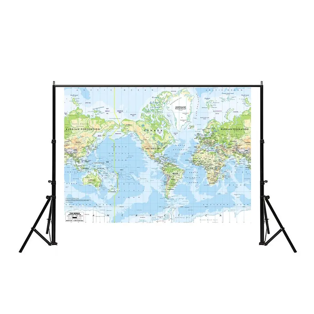 Рисунок 3 - Складная карта мира проекция Mercator