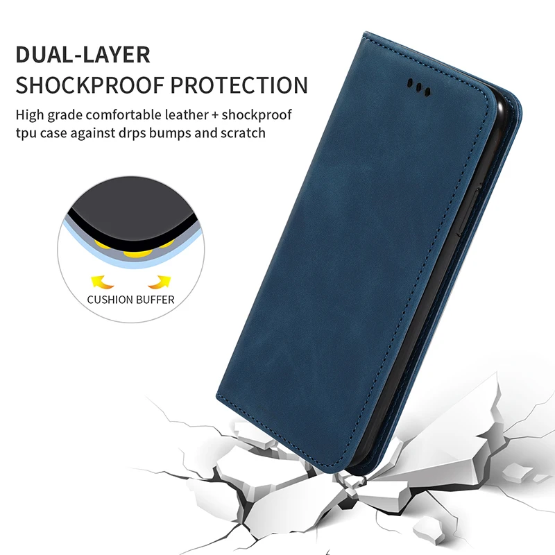 Оригинальный чехол книжка для Huawei Honor 20 Pro 8X Mate 30 Ретро Магнитный подставка