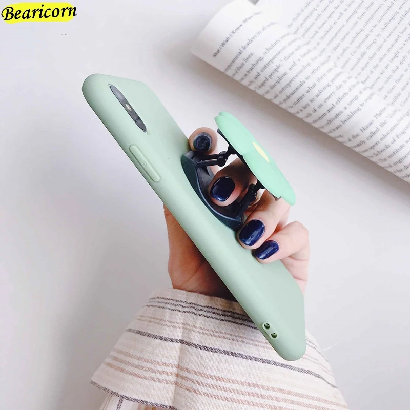 Candy Case Expanding Phone Holder Soft Cover For Huawei Y7a Y9a Y9s Y8s Y6s Y8p Y7p Y6p Y5p Y5 Y6 Y7 Y9 Pro Prime 2017 2018 2019
