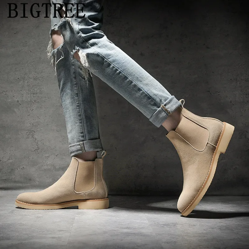 Ботильоны Мужские зимние ботинки Мужская зимняя обувь Ботинки-дезерты Zapatos De Hombre