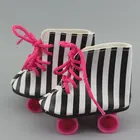 Кукольные роликовые коньки для 18-дюймовых американских кукол, сапоги для 43 см кукол новорожденных, модные подарки для девочек, аксессуары для кукол