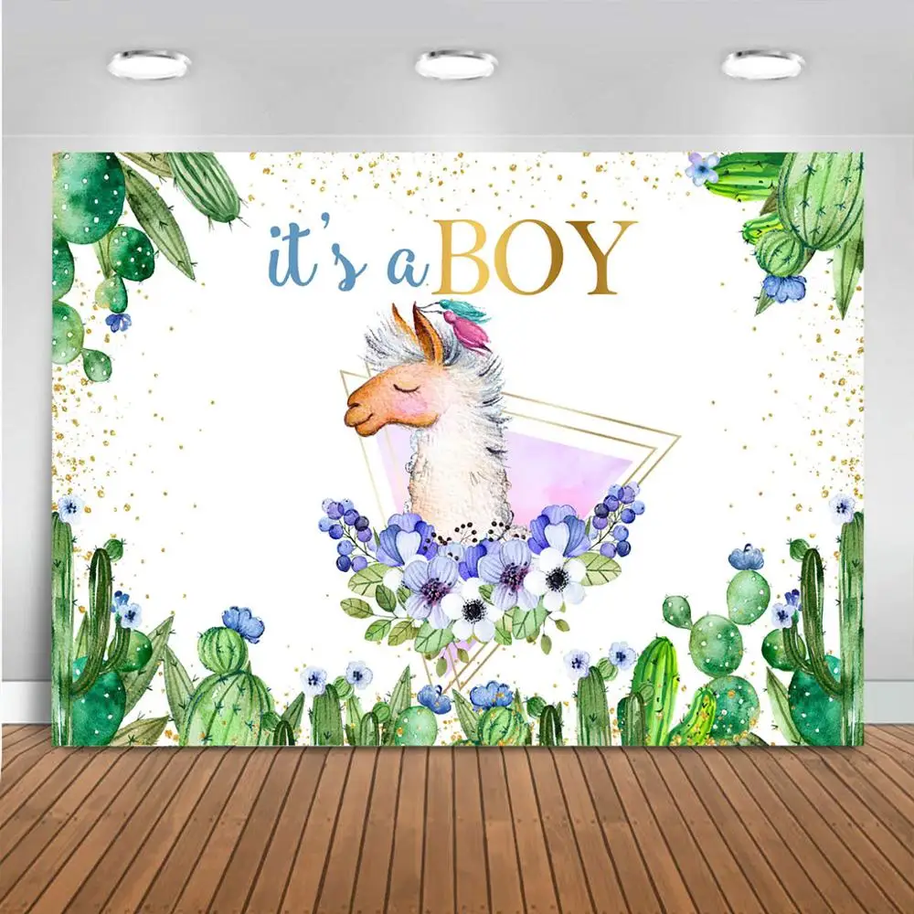 Фотофон С КАКТУСОМ ламой акварелью цветами для мальчиков и девочек | Электроника