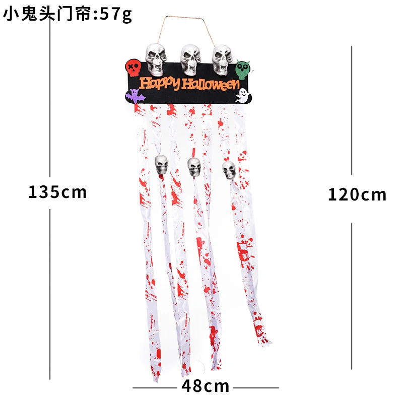 Подвесное украшение для Хэллоуина Нетканая подвеска в виде тыквы летучей мыши