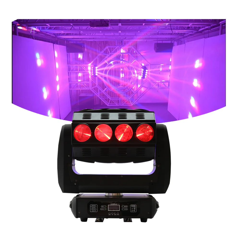 

Sharpy Party Dj Disco Stage Light 16x10W Rgbw 4in1 16pcs Led Moving Head Rolling Beam Light