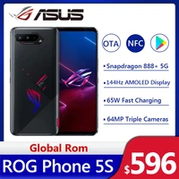 asus rog 5s5s pro 5g gaming phone 6 78 144hz display snapdragon 888 plus 6000mah fast charging 65w rog phone 5s smartphone