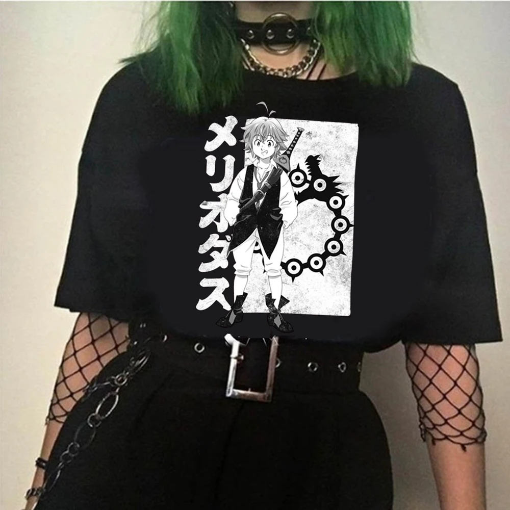 

The Seven Deadly Sins Tshirt Casual Loose Japanese Anime Tee Short Sleeve Shirt Men Women