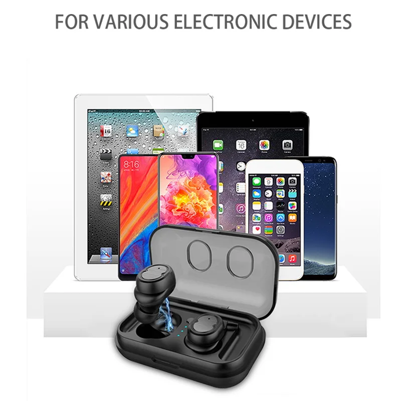 TWS 8 с сенсорным управлением мини беспроводные наушники вкладыши