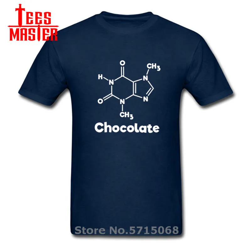 Футболка мужская с коротким рукавом смешная принтом молекул шоколада новая