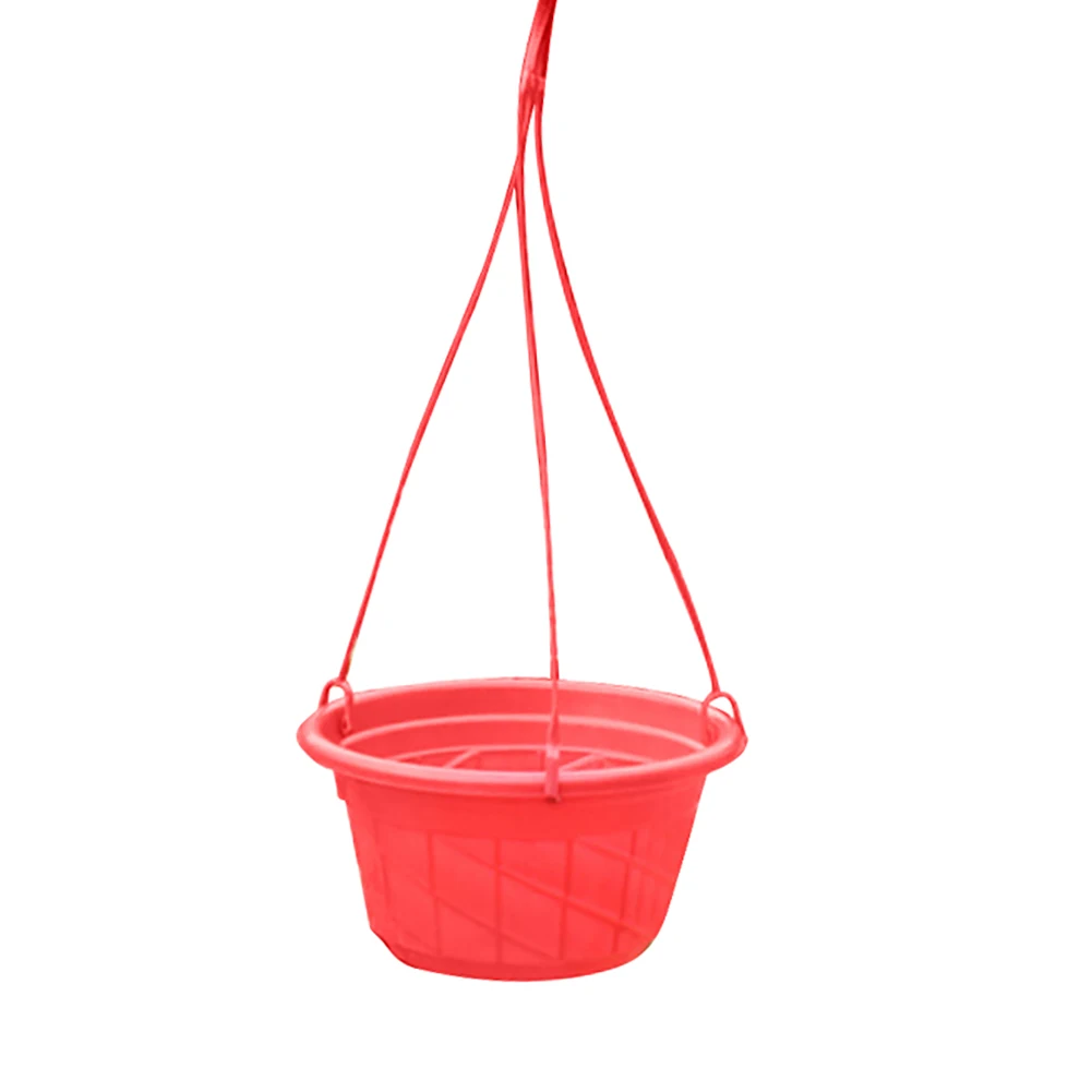 Пластмассовый цветочный горшок с хлоргитумом висячий украшение сада