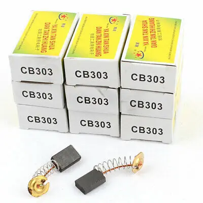 

10 Pairs 16x11x5mm Power Tool Electric Motor Carbon Brush Replacement