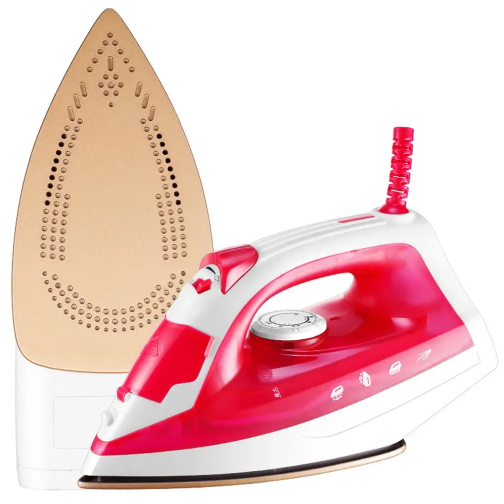 1200 Вт Мини Портативный электрический паровой утюг для одежды, многофункциональный регулируемый керамический Утюг с подошвой для глажки Sonifer - Цвет: Красный