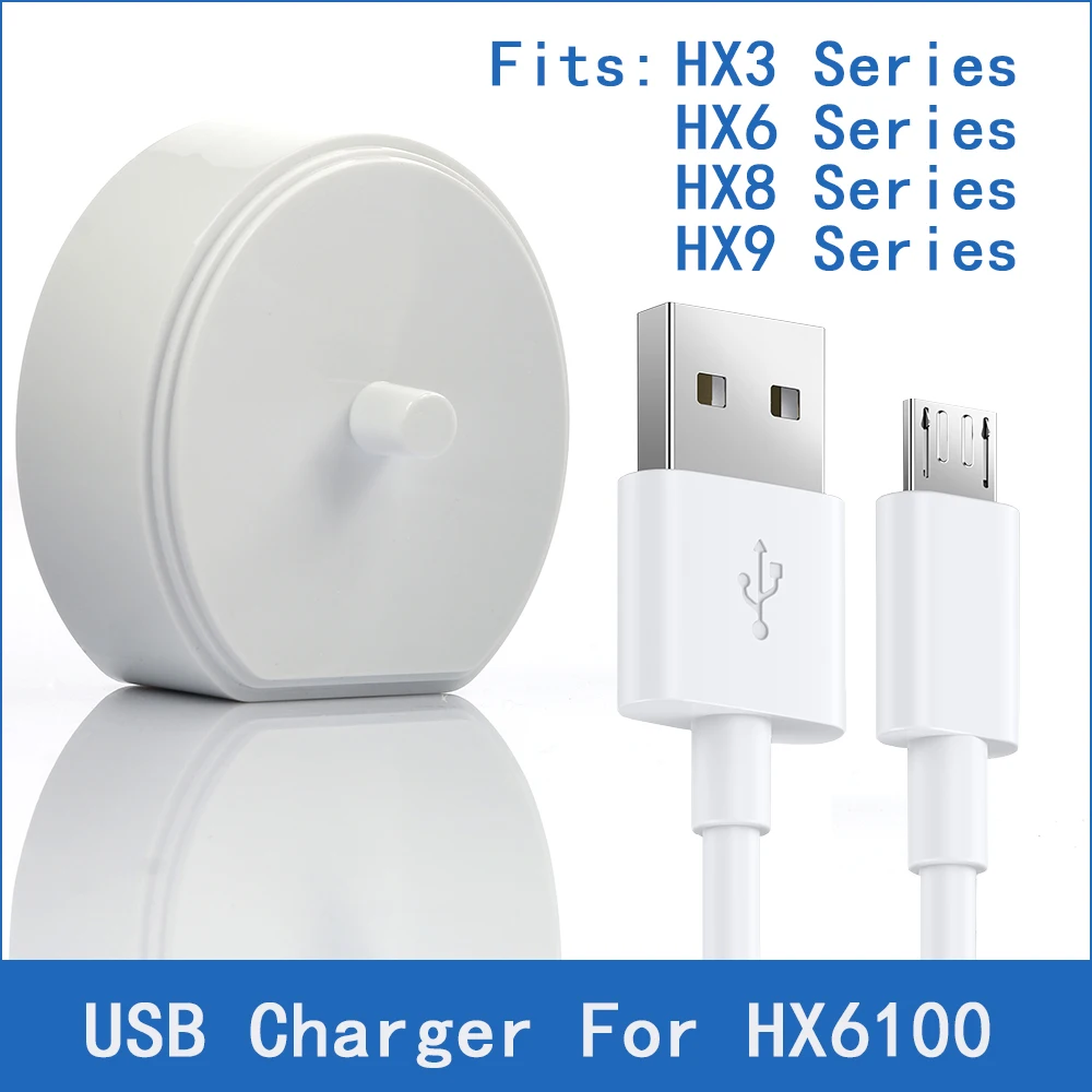Зарядное устройство USB HX6100 5 В для зубной щетки Philips Sonicare HX9120 HX9140 HX9150 HX9160 HX9171 HX9172