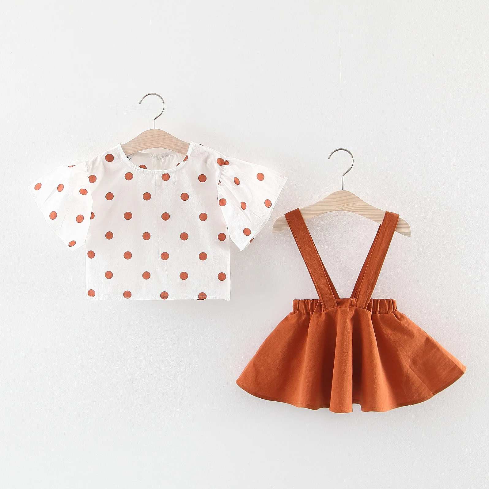 Комплект одежды для маленьких девочек детская одежда летняя хлопковая