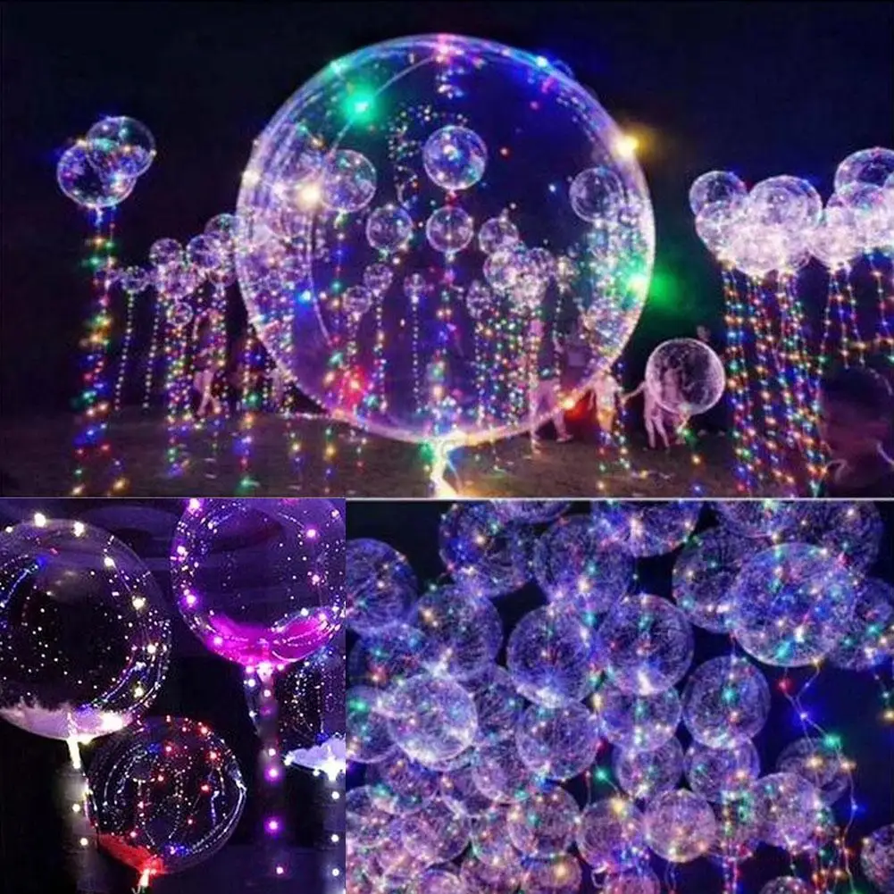 

Прозрачные светодиодные шары Bobo Ball, свадебные украшения, Шары Led светильник, свадебная поддержка, товары для вечерние Ni E1k8